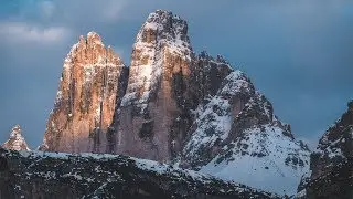 8K Timelapse - Tre Cime di Lavaredo, S&uuml;dtirol