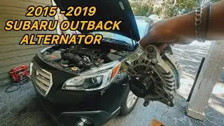 Замена генератора Subaru Outback 2.5L 2015-2019 ЛЕГКО ✅