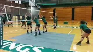 SmartCells Volleyball Training Mats in Use