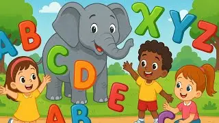 🐘🎶 Kids Park Alphabet Song 🅰️🅱️ | Learn ABC  | Fun Learning Rhyme 🎉| Toddlers Learning song