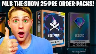 Opening EVERY MLB the Show 25 Deluxe Edition Pre-Order Pack!