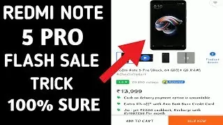 Redmi note 5 pro flash sale trick|LIVEDEMO