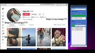 TikTok Report BOT ( MASS REPORTER TOOL )
