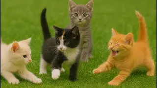 So Cute! 🐱 Kittens Playing Outside | Relaxing Cat Sounds & Videos