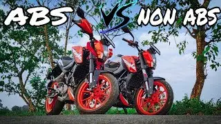 BRAKE TEST : DUKE 200 ABS VS DUKE 200 NON ABS