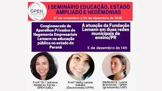 Conglomerado de APHEs Lemann na educa&ccedil;&atilde;o p&uacute;blica no estado do Paran&aacute;