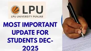 Current update for students Lpu university punjab 