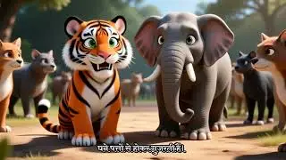 The Jungle Fire! 🔥 Unity is Strength Story | Jungle Mein Aag  Hindi Moral Story  Sundarvan Ki Kahani