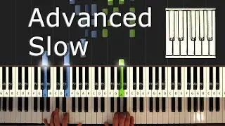 Rockstar - Post Malone - Piano Tutorial Easy SLOW - ft. 21 Savage - How To Play (Synthesia)
