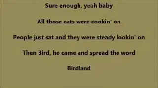 Birdland avec Paroles (Manhattan Transfert)