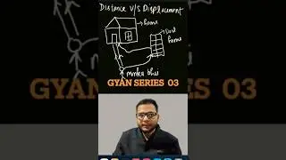 No definition concepts only Distance V/S Displacement #science #class9physics #class9physics #viral