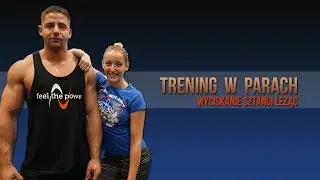 HI TEC - Trening w parach - Wyciskanie sztangi leżąc