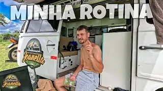 Ep2 COMO ESTA SENDO MORAR NA KOMBI - depois de viajar três anos de moto?