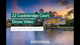 Drone Tour of a Luxury Harbour Front Home in Coastal South Carolina