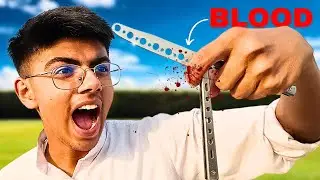 Learning Butterfly Knife Tricks 🔪
