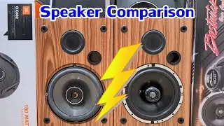 Car Audio : ลำโพงรถยนต์ Speaker comparison JBL GX602 vs Bostwick BS 62T