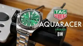 Better than an Aquis? - Tag Heuer Aquaracer Emerald Green Review