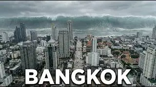 Bangkok MEGA TSUNAMI (AI FICTIONAL) | Skyscraper-High Waves Tear Down Everything