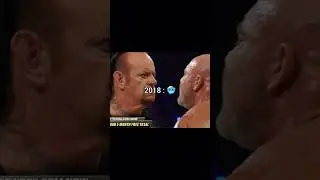 Undertaker & Goldberg 🥶|THEN VS NOW|#wwe #goldberg #undertaker