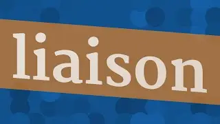 LIAISON pronunciation &bull; How to pronounce LIAISON