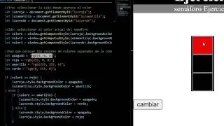 Crear sem&aacute;foro HTML/CSS: Tarea: aplicar condicionales y operadores l&oacute;gicos ( y - o) con JavaScript