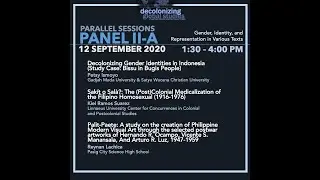 Decolonizing Global Studies conference's Panel II-A