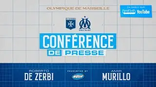 🔵 Roberto De Zerbi et Amir Murillo s'expriment avant #AJAOM - La conf' pr&eacute;sent&eacute;e par Holy
