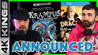 KRAMPUS 4K, DRACULA: DEAD AND LOVING IT from SHOUT FACTORY | Christmas Horror, Leslie Nielson & More
