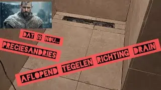 INLOOPDOUCHE AFDICHTING van Weber, lijmen met EUROCOL!