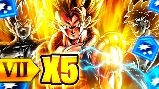 UHHHHHH??? 5X ZENKAI BUFFED ULTRA SUPER GOGETA ONE SHOTS EVERYTHING!!! (Dragon Ball Legends)