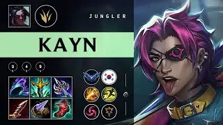 Kayn Jungle vs Zed - KR Diamond Patch 25.24
