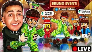 LIVE ROBLOX | 😨 🎤!! צייד הסקאמרים באיוונט ברונו מארס