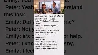 Daily English A1&ndash;A2 | Asking for Help at Work (Office Conversation)
