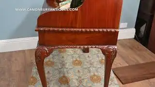 Chippendale Desk Mahogany Writing Table Bureau