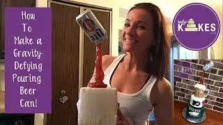 How To Make a Magical Pouring Beer Can from Sugar! | Karolyn's Kakes