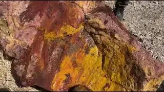 Mookaite jasper mine in the IRAN