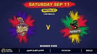 LIVE | Trinbago Knight Riders vs St Kitts & Nevis Patriots | CPL 2021
