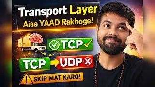 Transport Layer Explained | Why Online Payments Need TCP but YouTube Uses UDP? 🤯