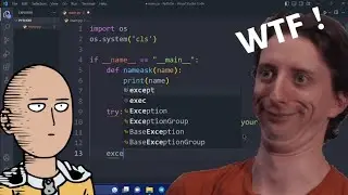Python developer be like... 😂