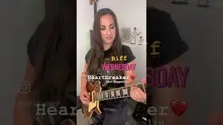 Heartbreaker Riff Wednesday Tutorial ​⁠ @karlifrancesmusic