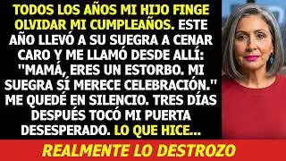 Cada Año Mi Hijo Olvidaba Mi Cumpleaños. Este Año Guardé Silencio e Hice Algo Que Jamás Imaginó...