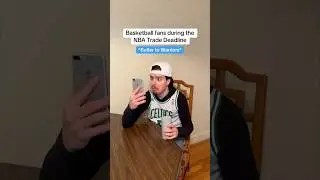 Basketball fans during the NBA Trade Deadline😂🏀