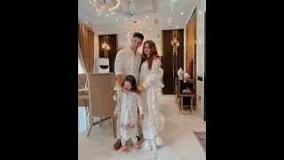 Aiman Khan Eid Look with Muneeb Butt and Amal | Get the Perfect Festive Look