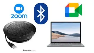 Как подключить спикерфон Jabra к ноутбуку через Zoom, Meet, сопряжение спикерфона Jabra по Blueto...