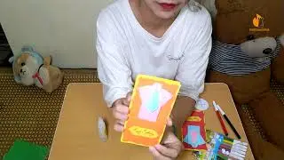 #07 DIY Pop up card   THESTICKYSTUFF Origami Day001