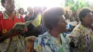 St Andrew's day church service, Rah island, Banks islands, Vanuatu - vol 2