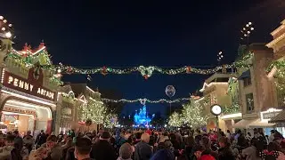 🔴 LIVE at Disneyland Main Street USA with fireworks show belive in holiday magic | Nick at night