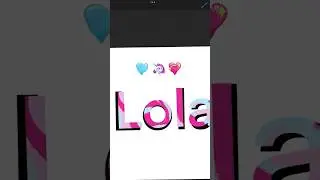Making a name design #edit #name #color