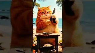 Meow Testing His Power #meow #cat #catlovers #funny