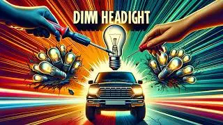 Why Is One Headlight Significantly Dimmer Than The Other One And How Do You Fix It?